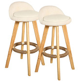 Oakleigh Home 72cm Homebeat Low Back Swivel Barstools
