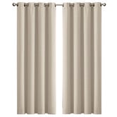 Oakleigh Home Triple Layer Desert Blockout Eyelet Curtains