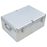 Oakleigh Home Aluminium CD/DVD Storage Case with 250 Free Inserts