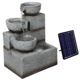 Oakleigh Home Polloc Solar-Powered Garden Fountain
