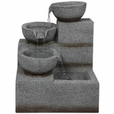 Oakleigh Home Polloc Solar-Powered Garden Fountain
