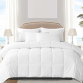 Oakleigh Home Sofie All Seasons Quilt &amp; Emilia Waterproof Mattress Protector Set