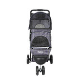 Oakleigh Home Plaid Pawz 3 Wheel Compact Pet Stroller