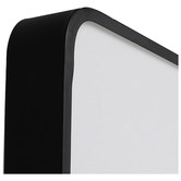 Oakleigh Home Black Wexler Rectangular LED Ceiling Light