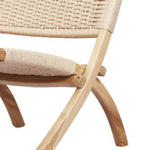 Oakleigh Home Magadi Ash Wood Lounge Chair