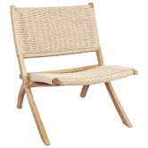 Oakleigh Home Magadi Ash Wood Lounge Chair