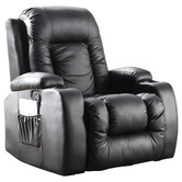 Oakleigh Home Rukwa Faux Leather Heated Massage Recliner Chair