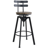 Oakleigh Home Naum Adjustable Swivel Barstool