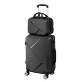 Oakleigh Home 2 Piece Vivian Carry-On &amp; Suitcase Set