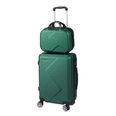 Oakleigh Home 2 Piece Vivian Aluminium Carry-On &amp; Suitcase Set
