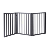 Oakleigh Home Grey 3 Panel Foldable Pet Gate