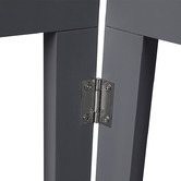 Oakleigh Home Grey 3 Panel Foldable Pet Gate
