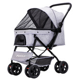 Oakleigh Home Chloe 4 Wheel Pet Stroller