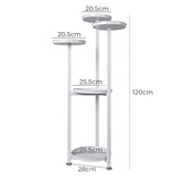Oakleigh Home Triangular 5 Tier Steel Pot Plant Stand