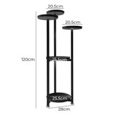Oakleigh Home Triangular 5 Tier Steel Pot Plant Stand