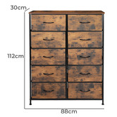 Oakleigh Home Livia 10 Drawer Chest