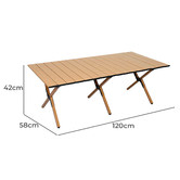 Oakleigh Home 120cm Baxter Outdoor Dining Table