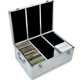 Oakleigh Home Aluminium CD/DVD Storage Case with 250 Free Inserts ...