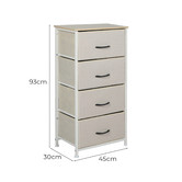 Oakleigh Home Bennett 4 Drawer Chest
