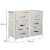 Oakleigh Home Bennett 6 Drawer Chest