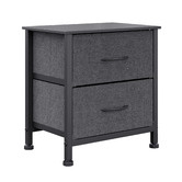 Oakleigh Home Bennett 2 Drawer Bedside Table