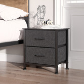 Oakleigh Home Bennett 2 Drawer Bedside Table