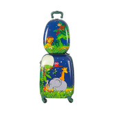 Oakleigh Home 2 Piece Zoey Jungle Luggage Set