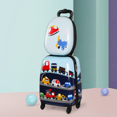 Oakleigh Home 2 Piece Zoey Cars Luggage Set