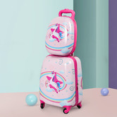 Oakleigh Home 2 Piece Zoey Unicorn Luggage Set