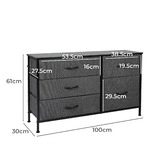 Oakleigh Home Bennett 5 Drawer Chest