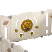 Oakleigh Home BoPeep Beige Reindeer 18 Panel Playpen