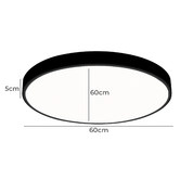Oakleigh Home Wexler Black Round LED Oyster Light