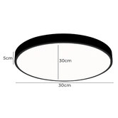 Oakleigh Home Wexler Black Round LED Oyster Light