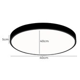 Oakleigh Home Wexler Black Round LED Oyster Light