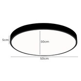 Oakleigh Home Wexler Black Round LED Oyster Light