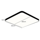 Oakleigh Home Wexler Black Square LED Oyster Light
