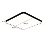 Oakleigh Home Wexler Black Square LED Oyster Light