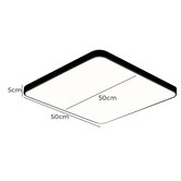 Oakleigh Home Wexler Black Square LED Oyster Light