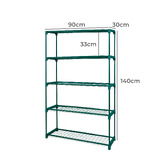 Oakleigh Home Hana 5 Tier Steel Plant Stands