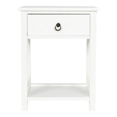 Oakleigh Home White Joely Bedside Table