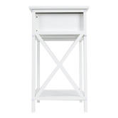 Oakleigh Home White Joely Bedside Table