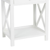 Oakleigh Home White Joely Bedside Table