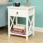 Oakleigh Home White Joely Bedside Table