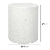 Oakleigh Home Pippin Terrazzo-Look Side Table