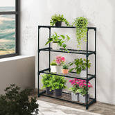 Oakleigh Home Green 4 Tier Steel Pot Plant Stands
