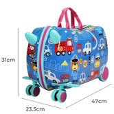 Oakleigh Home Kids&#039; Car Ride-On Suitcase