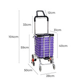 Oakleigh Home Sapanca Shopping Trolley