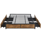Oakleigh Home Nero Bed Base with Storage Drawers