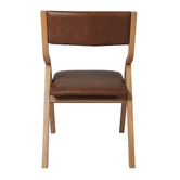 Oakleigh Home Vasilis PU Leather Foldable Dining Chairs
