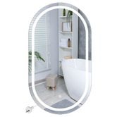 Oakleigh Home Larson Oval LED Wall Mirror